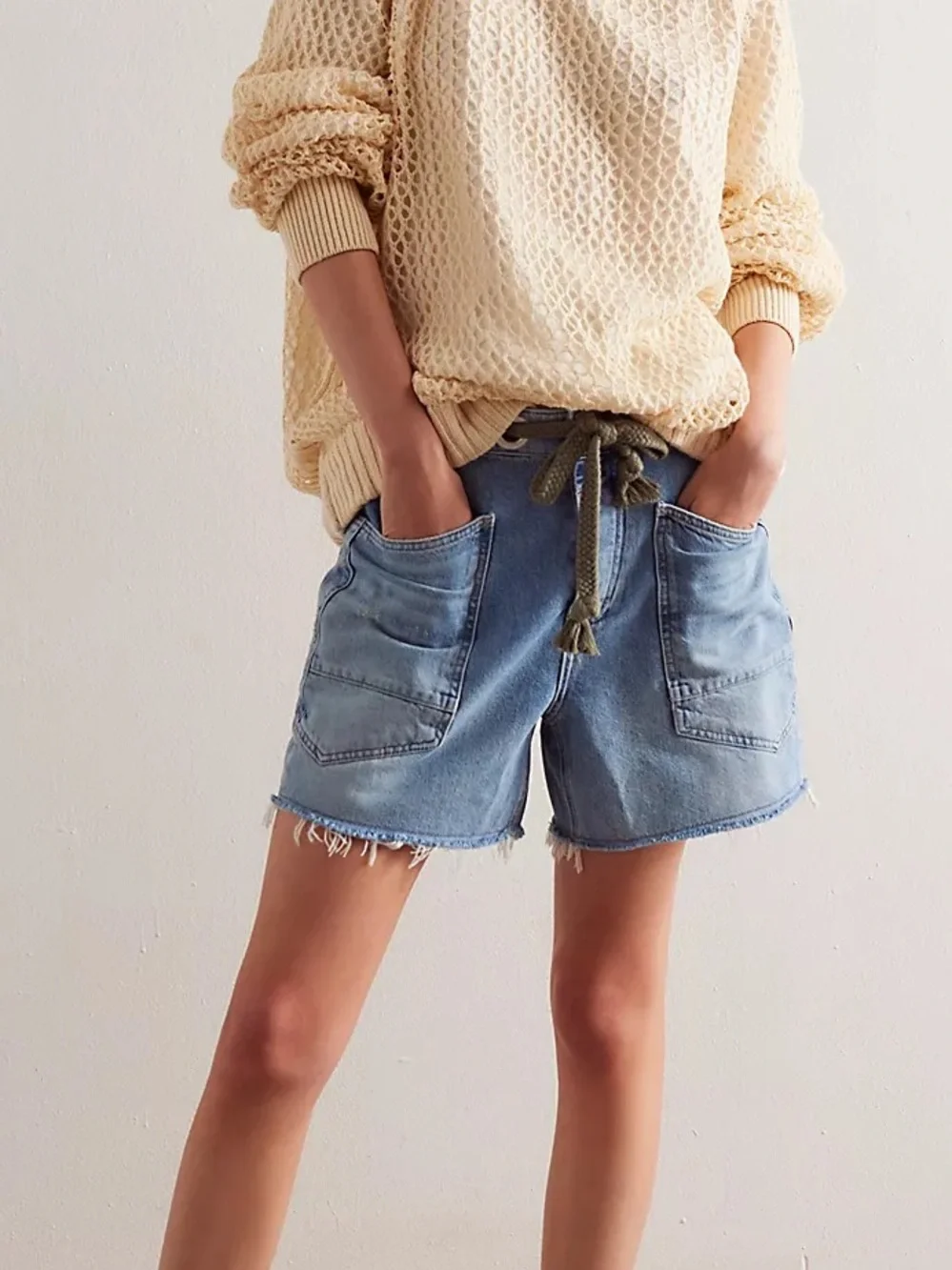 NWT FREE PEOPLE Moxie Barrel Low Slung Shorts!